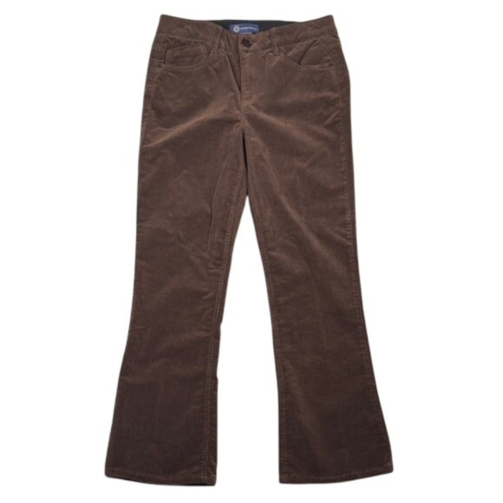 Democracy Absolution Brown Corduroy Flare Pants Womens 10P BP1221QYRW